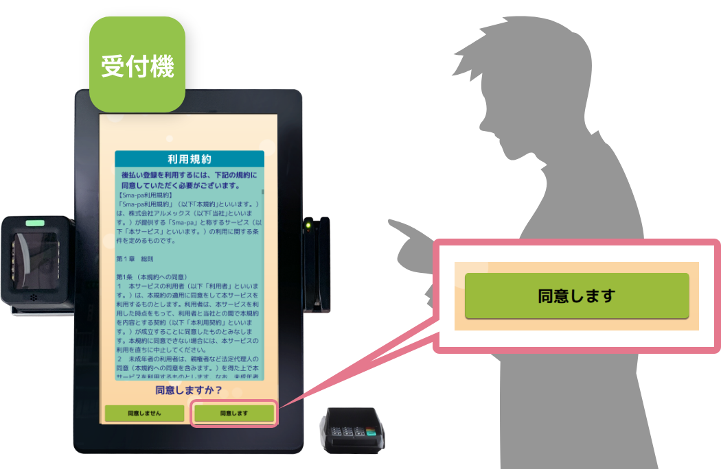 利用規約に同意してください